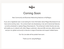 Tablet Screenshot of businesslinkstage.regus.com